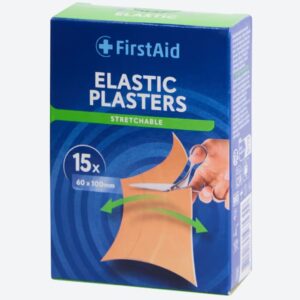 Primul ajutor Tencuială elastică 10 x 6cm a 15pcs